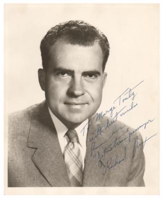 Lot #133 Richard Nixon Signed Photograph