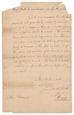 Lot #396 Henry Knox Letter Signed