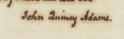 Lot #7 John Quincy Adams Press Copy Letter - Image 2