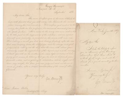 Lot #239 George Bancroft Letter Signed