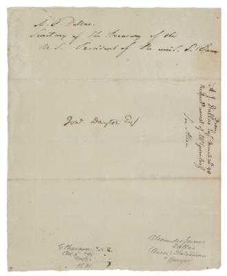 Lot #268 Alexander J. Dallas Autograph Letter Signed - Image 2