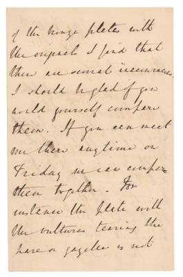 Lot #321 Austen Henry Layard Autograph Letter Signed - Image 2