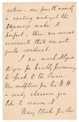 Lot #321 Austen Henry Layard Autograph Letter Signed - Image 3