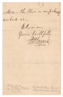 Lot #321 Austen Henry Layard Autograph Letter Signed - Image 4