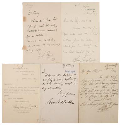 Lot #280 Explorers (5) Signed Letters