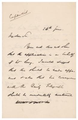 Lot #298 Rowland Hill Autograph Letter Signed