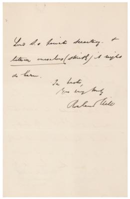 Lot #298 Rowland Hill Autograph Letter Signed - Image 3