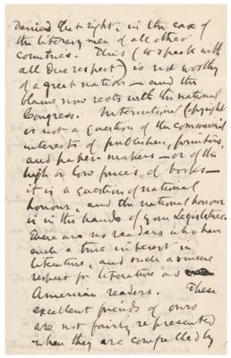 Lot #644 Wilkie Collins Autograph Letter Signed - Image 2