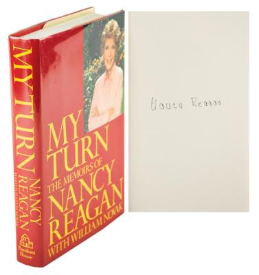 Lot #141 Nancy Reagan Signed Book - Image 1