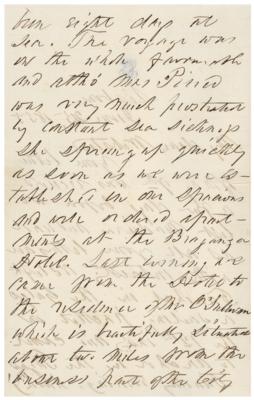 Lot #22 Franklin Pierce Autograph Letter Signed - Image 2