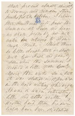 Lot #22 Franklin Pierce Autograph Letter Signed - Image 3