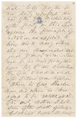 Lot #22 Franklin Pierce Autograph Letter Signed - Image 5