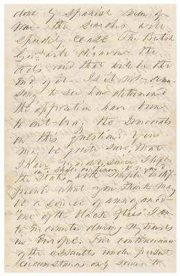 Lot #22 Franklin Pierce Autograph Letter Signed - Image 9