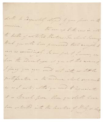 Lot #464 Francis Rawdon-Hastings Autograph Letter Signed - Image 2