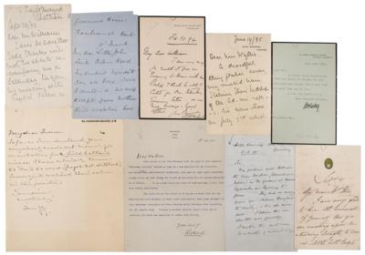 Lot #414 British Military (9) Letters Signed