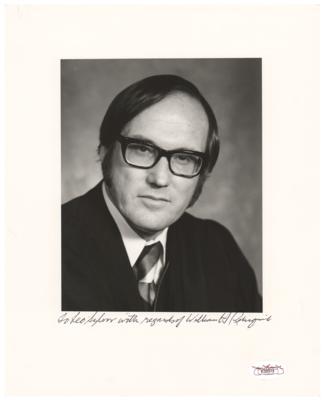 Lot #359 William Rehnquist Signed Photograph
