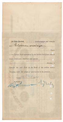 Lot #293 Jay Gould Document Signed Twice - Image 2