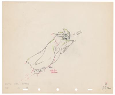 Lot #1075 Wicked Witch production drawing from Snow White and the Seven Dwarfs