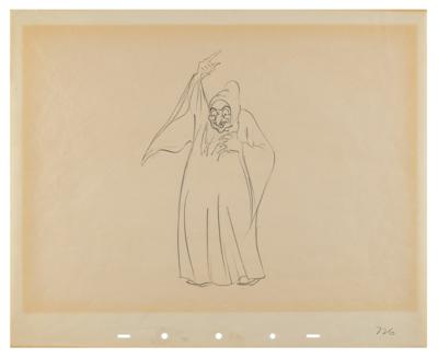 Lot #1078 Wicked Witch production drawing from Snow White and the Seven Dwarfs - Image 1