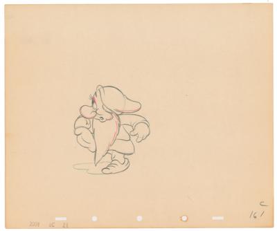 Lot #1089 Bashful production drawing from Snow White and the Seven Dwarfs - Image 1