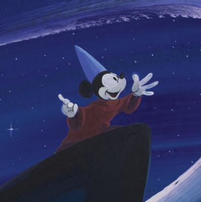 Lot #977 Mickey Mouse concept painting from Fantasia - Image 2