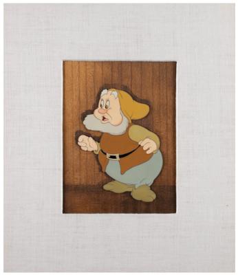 Lot #964 Happy production cel from Snow White and the Seven Dwarfs - Image 1