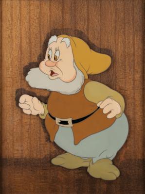 Lot #964 Happy production cel from Snow White and the Seven Dwarfs - Image 2
