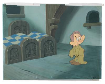 Lot #965 Dopey production cel from Snow White and the Seven Dwarfs - Image 1