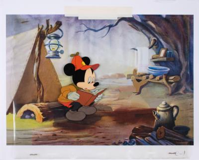 Lot #971 Mickey Mouse production cel from The Pointer - Image 1