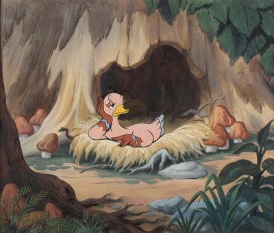 Lot #1006 Duck key master background set-up from Disney's Disneyland TV Show signed by Walt Disney - Image 3