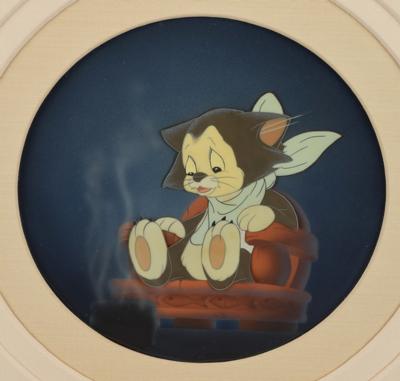 Lot #981 Figaro production cel from Pinocchio