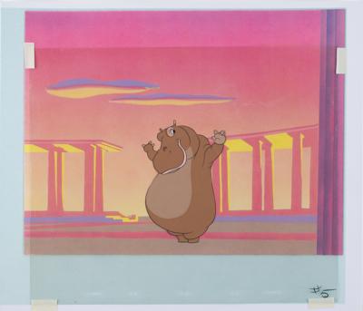 Lot #987 Hyacinth Hippo production cel from Fantasia - Image 1