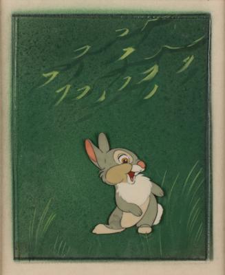 Lot #1002 Thumper production cel from Bambi