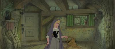 Lot #1010 Briar Rose production cel and production background from Sleeping Beauty - Image 2