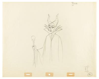 Lot #1125 Maleficent production drawing from Sleeping Beauty - Image 1