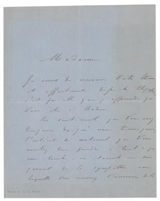Lot #317 King Leopold II of Belgium Autograph Letter Signed