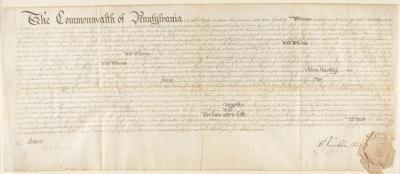 Lot #172 Benjamin Franklin Document Signed - Image 2