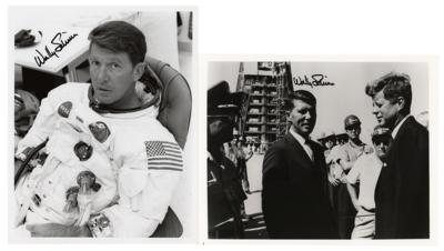 Lot #561 Wally Schirra (2) Signed Photographs