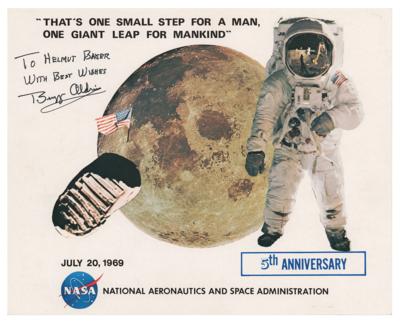 Lot #504 Buzz Aldrin Signed Photograph - Image 1