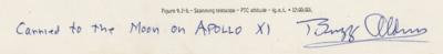 Lot #505 Buzz Aldrin's Flown Apollo 11 Flight Plan Page - Image 2