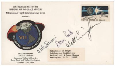 Lot #511 Apollo 7 Signed Cover (From the Collection of Walt Cunningham) - Image 1