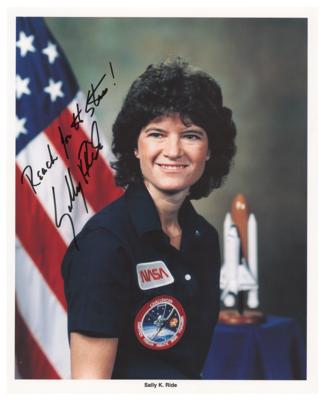 Lot #560 Sally Ride Signed Photograph