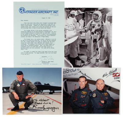Lot #570 Space and Aviation (4) Signed Items