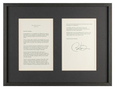 Lot #134 Barack Obama Signed Souvenir Letter