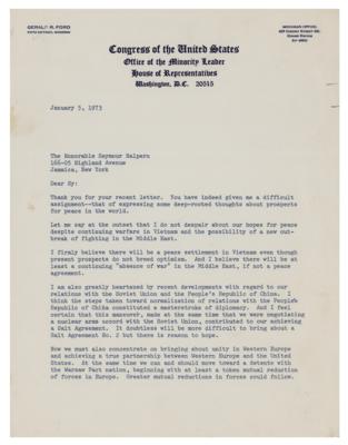Lot #67 Gerald Ford Typed Letter Signed - Image 1