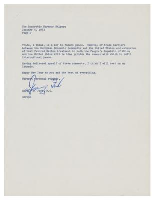 Lot #67 Gerald Ford Typed Letter Signed - Image 2