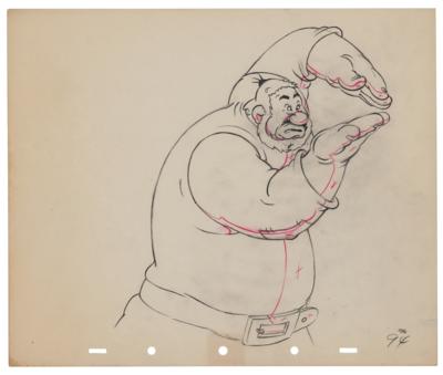 Lot #1093 The Giant production drawing from The Brave Little Tailor - Image 1