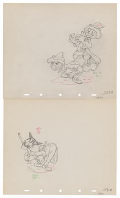 Lot #1090 Marx Brothers production drawings from Mother Goose Goes Hollywood - Image 1