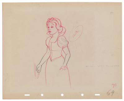 Lot #1083 Snow White production drawing from Snow White and the Seven Dwarfs - Image 1