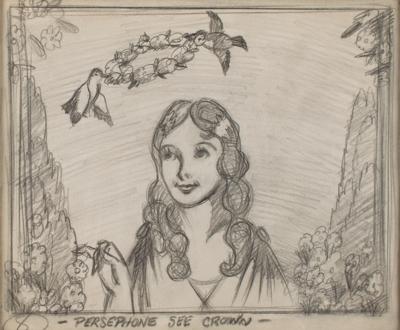 Lot #951 Persephone production storyboard drawing from Goddess of Spring - Image 2